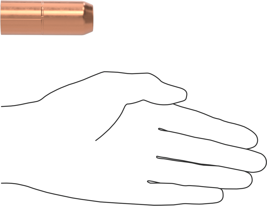 Nozzle for Miller M-25 and M-40, 5/8" Bore Size