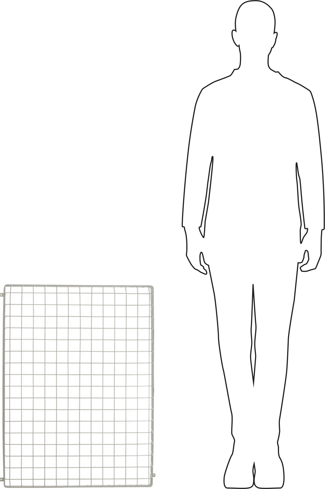 Tavan ve Duvar Işıkları için Işık Koruyucu, Toz Boyalı Çelik, 20-5/8“ Yükseklik x 27-3/4” Genişlik