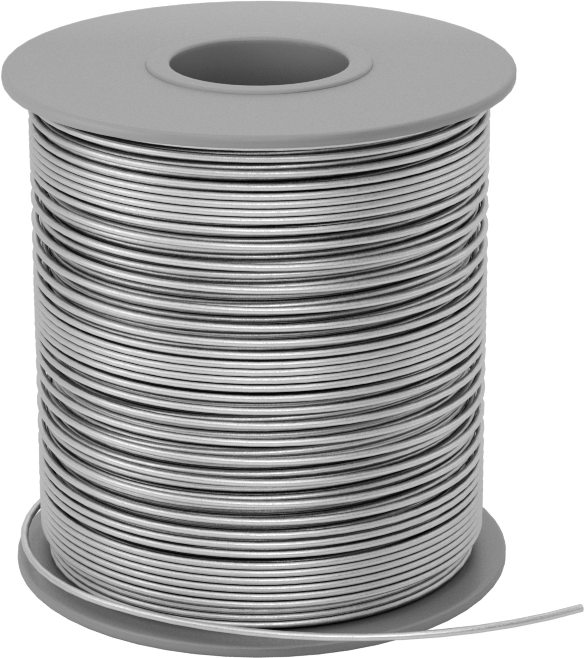 Elektronik Ürünler için Asit Özlü Lehim, SN97cu3 Bileşimi, 0,031" Çap, 1 lb.