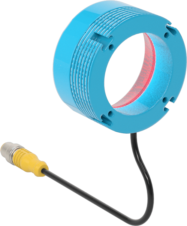 Makine Görüşü Halka Işığı, Yuvarlak, Kızılötesi LED, 3" Toplam Çap