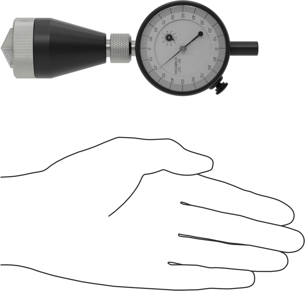 Pah Ölçer, 90 ila 127 Derece Ölçüm Açısı, 0 mm ila 25 mm Aralık