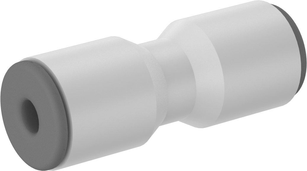 Sıcak İçme Suyu Push-to-Connect Bağlantı Elemanı, 8 mm x 4 mm Boru Dış Çapı için Düz Redüktör