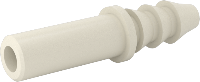 Sıcak İçme Suyu Push-to-Connect Bağlantı Elemanı, Düz Adaptör, 8 mm Boru Gövde Dış Çapı, 6 mm Boru İç Çapı için