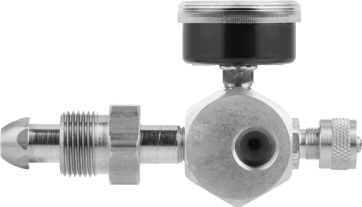 Easy-Read Tank Üstü Basınç Düzenleme Vanası, 1 Argon Akış Ölçer ile, CO2, Argon/CO2 ve Helyum