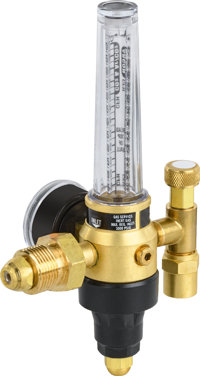 Easy-Read Tank Üstü Basınç Düzenleme Vanası, Argon ve Argon/CO2 Karışımı için 1 adet Akış Ölçer ile, CGA 580