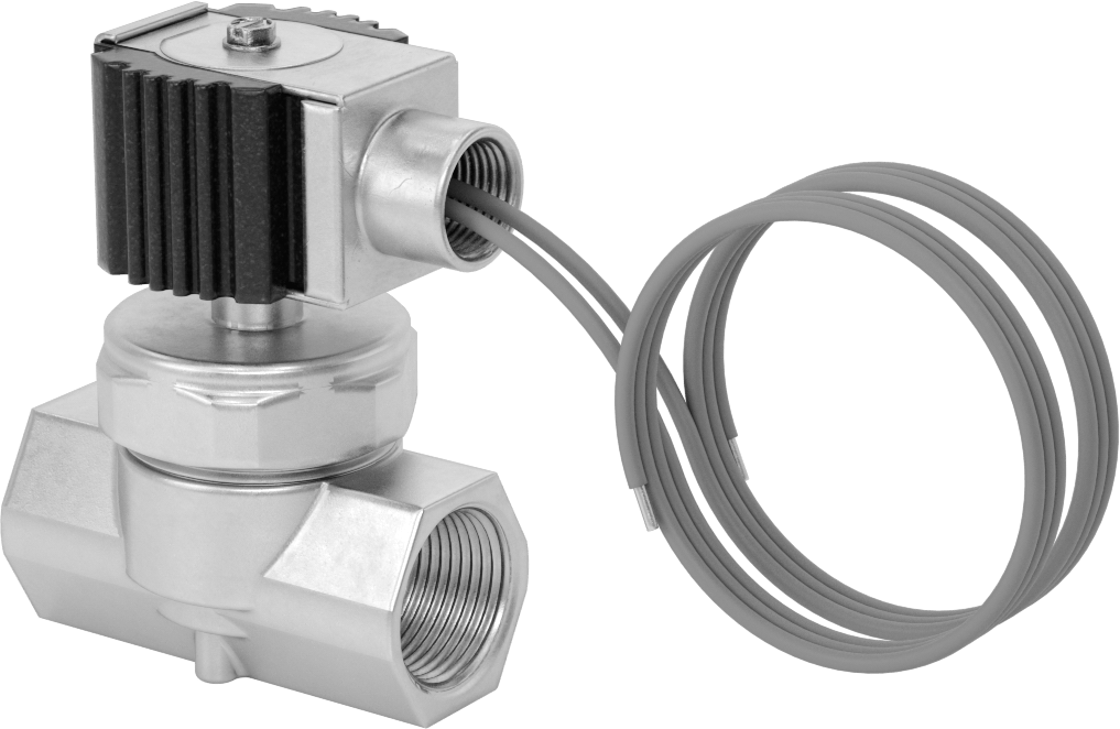 Deterjan için Yoğun Kullanım Solenoid Açma/Kapama Valfi, 1 NPT Dişi