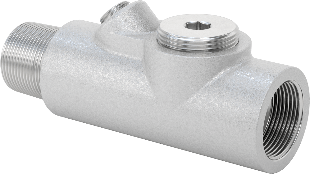 Tehlikeli Ortamlar için Kablo Kanalı, Adaptör, 1-1/4 Dişi x 1-1/4 Erkek NPT