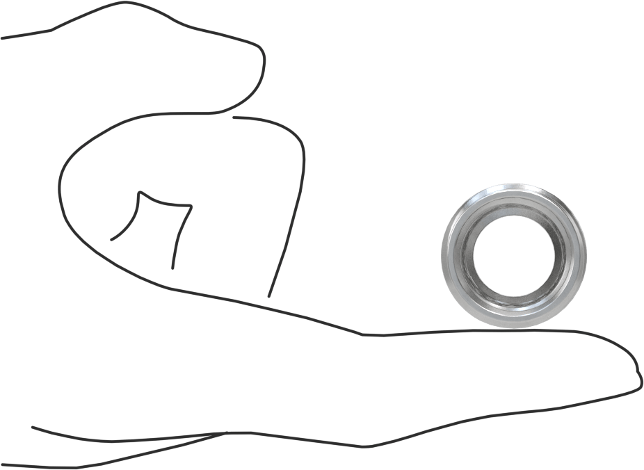 Tehlikeli Ortamlar için Kablo Kanalı, Burç, 3/4 Erkek x 1/2 Dişi NPT