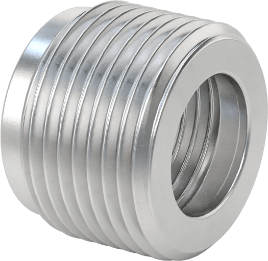 Sert Alüminyum Kanal için 3/4 NPT Erkek x 1/2 NPT Dişi Burç