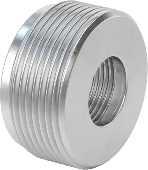 Sert Alüminyum Kanal için 1-1/2 NPT Erkek x 3/4 NPT Dişi Burç