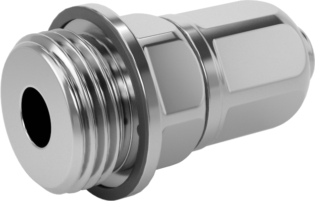 Yiyecek ve İçecek için Sıkıştırmalı Boru Bağlantı Parçası, Sıhhi, 12 mm Dış Çaplı Boru x 1/2 BSPP Erkek için Adaptör