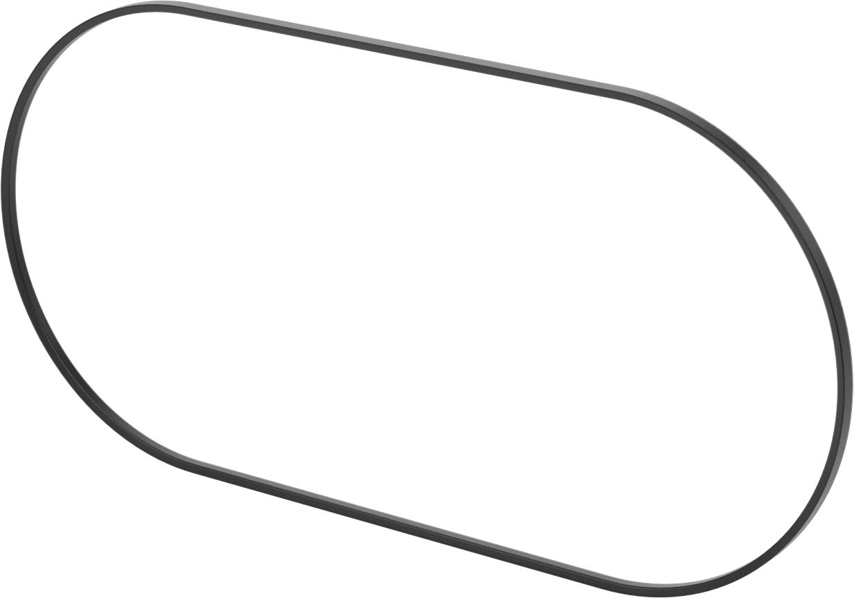 V-Kayışı, Anma Numarası 2L380, 38" Dış Çevresi, EPDM