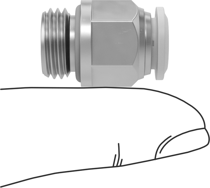 Nikel Kaplı Pirinç Bas-Bağlan Bağlantı Elemanı, 8 mm Dış Çaplı Boru x 1/4 BSPP Erkek için Düz Adaptör