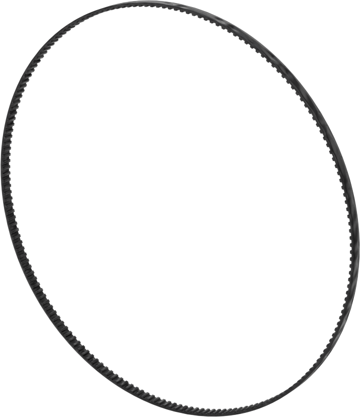 MXL Serisi Zaman Kayışı, 1/8" Genişlik, Ticaret No. 152mxl012