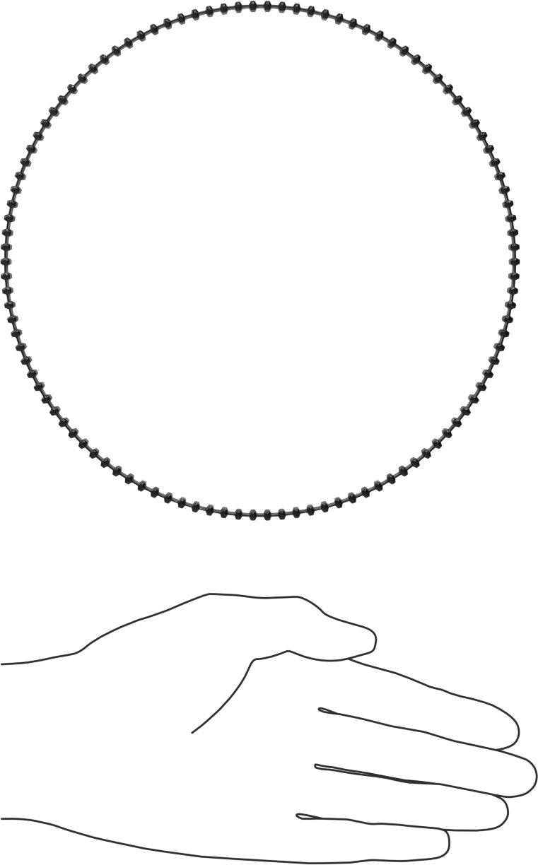 Her İki Yüzünde Dişli Zaman Kayışı, XL Serisi, 3/8" Genişlik, Ticaret No. TP220xL037