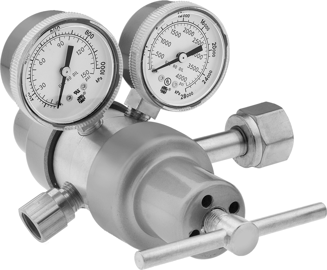 NPT Female Outlet × Female Inlet Two-Stage Valves with T-Handle