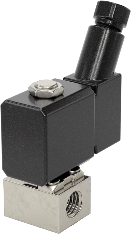 Soğutma Suyu için Kompakt Solenoid Açma/Kapama Valfi, 1/8 NPT Dişi, DIN'li 303 Paslanmaz Çelik Gövde, 120V AC, 0,07 Cv