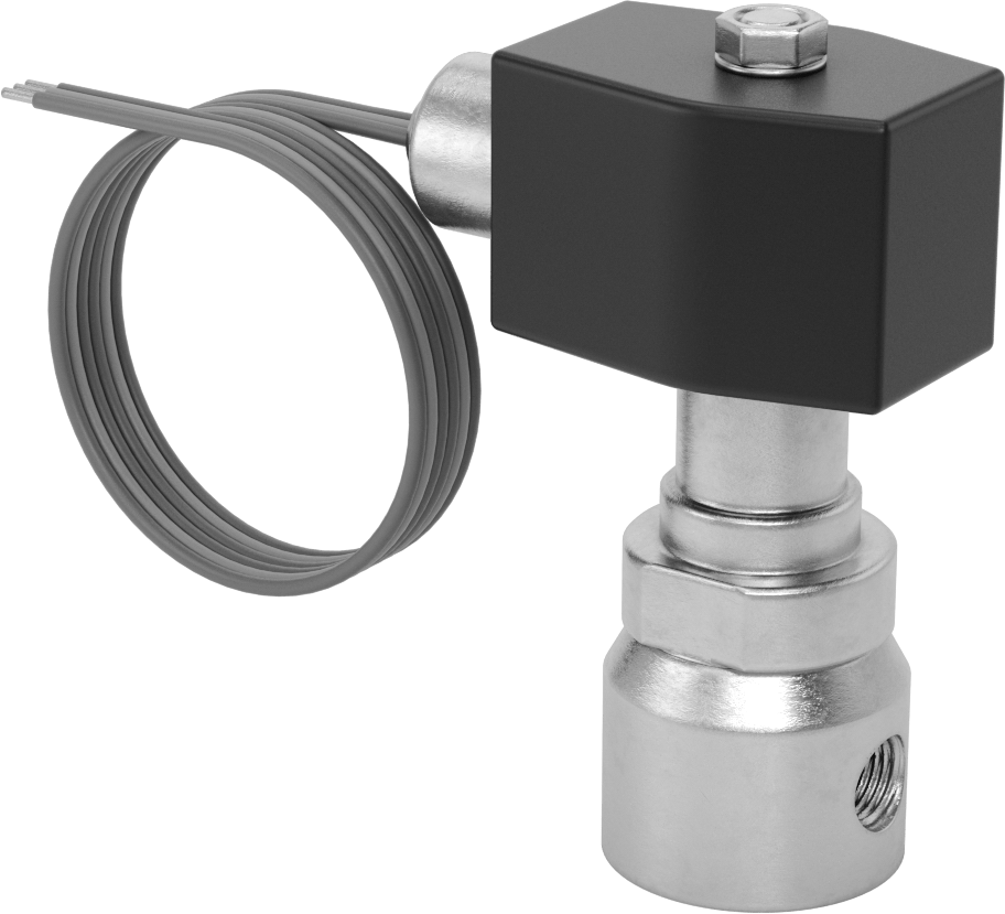 304 Paslanmaz Çelik Gövdeli Solenoid Açma/Kapama Vanası, Kriyojenik Sıvılar için, 1/4 NPT Dişi