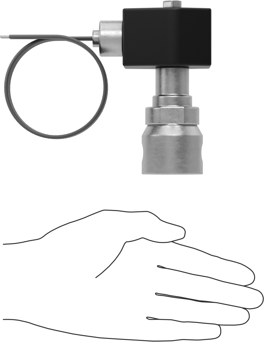 304 Paslanmaz Çelik Gövdeli Solenoid Açma/Kapama Vanası, Kriyojenik Sıvılar için, 1/4 NPT Dişi