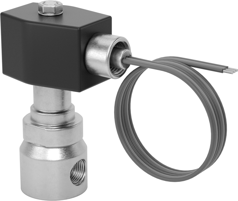 304 Paslanmaz Çelik Gövdeli Solenoid Açma/Kapama Vanası, Kriyojenik Sıvılar için, 3/8 NPT Dişi