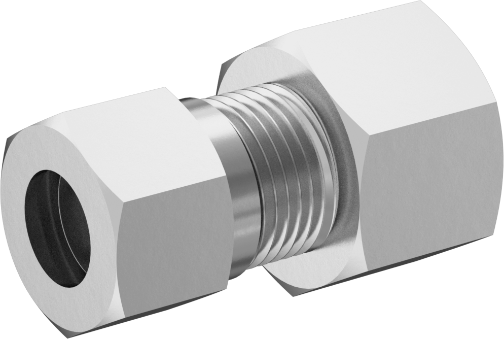 Straight Adapter, Tube × Female Threaded Pipe