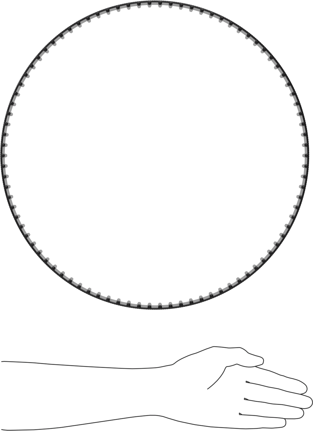 Ultra Yüksek Mukavemetli Poli Zincir Zaman Kayışı, 37 mm Genişlik, Anma Numarası 1260-14m-37