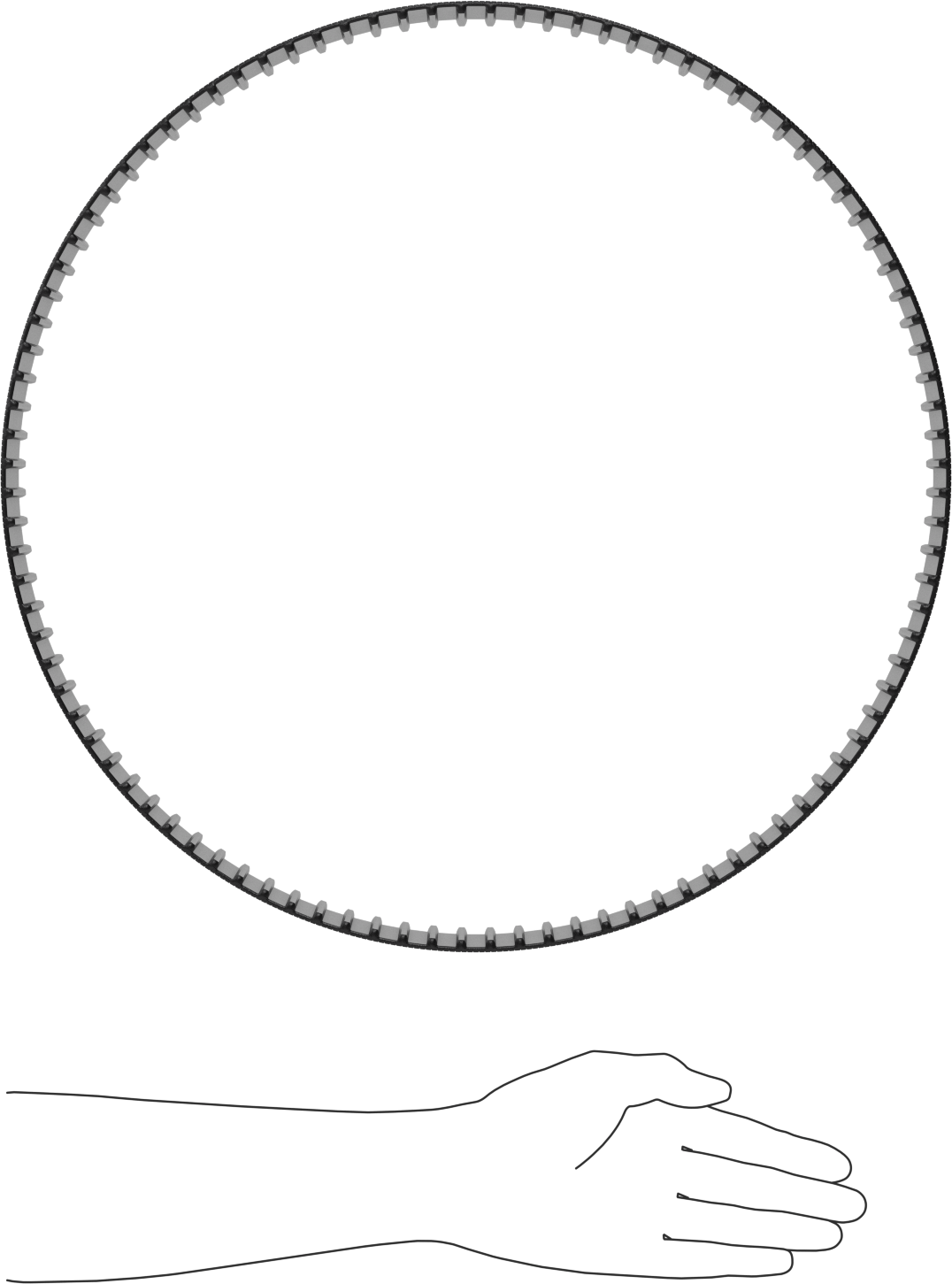 Ultra Yüksek Mukavemetli Poli Zincir Zaman Kayışı, 68 mm Genişlik, Anma Numarası 1400-14m-68