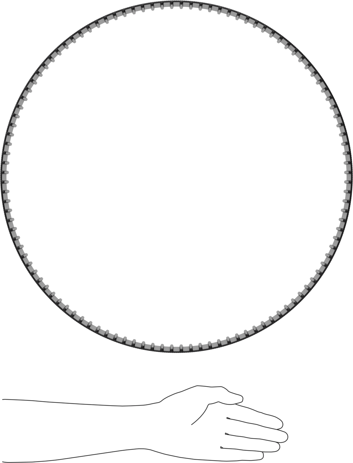 Ultra Yüksek Mukavemetli Poli Zincir Zaman Kayışı, 68 mm Genişlik, Anma Numarası 1568-14m-68