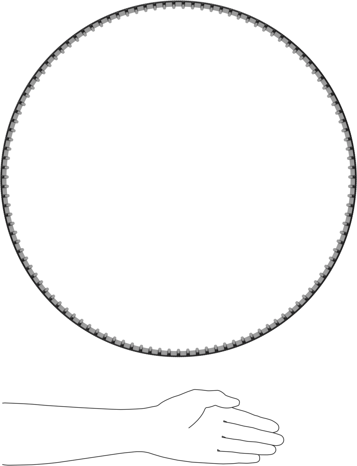 Ultra Yüksek Mukavemetli Poli Zincir Zaman Kayışı, 68 mm Genişlik, Anma Numarası 1610-14m-68