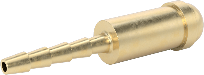 Sıkıştırılmış Gaz için Hortum Bağlantı Elemanı, 1/8" Hortum İç Çapı ve CGA Numara 032 ve 033 için Dikenli Adaptör