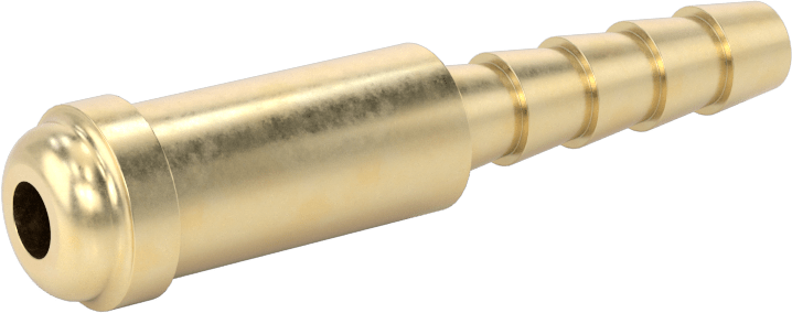 Sıkıştırılmış Gaz için Hortum Bağlantı Elemanı, 1/4" Hortum İç Çapı ve CGA Numaraları 032 ve 033 için Dikenli Adaptör