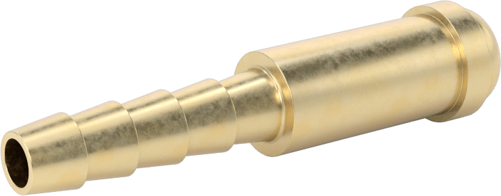 Sıkıştırılmış Gaz için Hortum Bağlantı Elemanı, 1/4" Hortum İç Çapı ve CGA Numaraları 032 ve 033 için Dikenli Adaptör