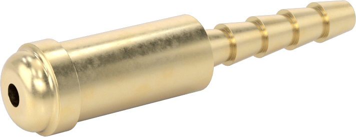 Sıkıştırılmış Gaz için Hortum Bağlantı Elemanı, 3/16" Hortum İç Çapı ve CGA Numara 032 ve 033 için Dikenli Adaptör