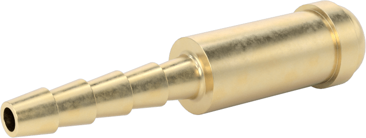 Sıkıştırılmış Gaz için Hortum Bağlantı Elemanı, 3/16" Hortum İç Çapı ve CGA Numara 032 ve 033 için Dikenli Adaptör