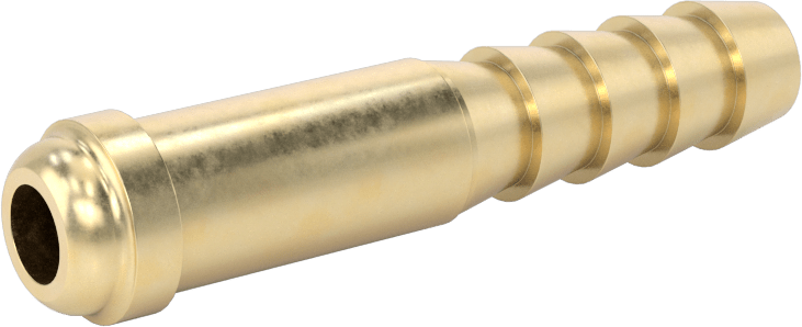 Sıkıştırılmış Gaz için Hortum Bağlantı Elemanı, 3/8" Hortum İç Çapı ve CGA Numaraları 032 ve 033 için Dikenli Adaptör