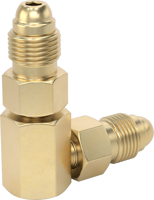 Sıkıştırılmış Gaz için Hortum Bağlantı Elemanı, Dirsek Konektörü, CGA-032, 5/8"-18 UNF Sağ Dişli Erkek