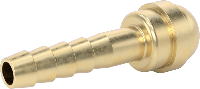 Sıkıştırılmış Gaz için Hortum Bağlantı Elemanı, 3/16" Hortum İç Çapı ve CGA Numara 022 ve 023 için Dikenli Adaptör