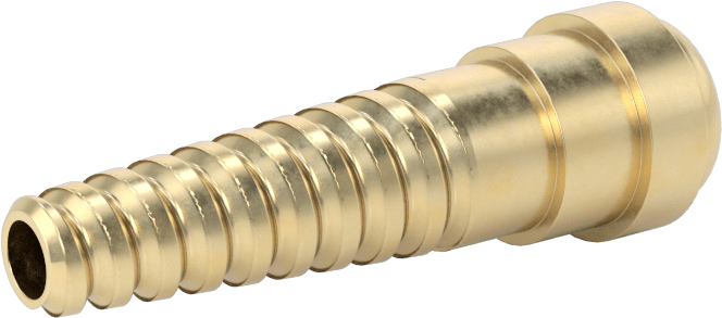 Sıkıştırılmış Gaz için Hortum Bağlantı Elemanı, 1/4" Hortum İç Çapı için Spiral Dikenli Adaptör, Anma Ölçüsü B