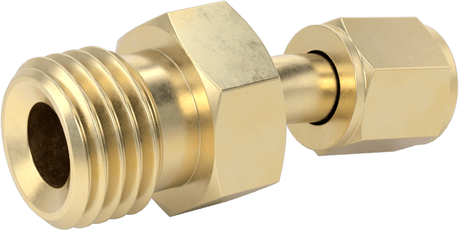 Sıkıştırılmış Gaz için Hortum Bağlantı Elemanı, CGA-020 3/8“-24 Dişi x CGA-022 9/16”-18 Erkek UNF