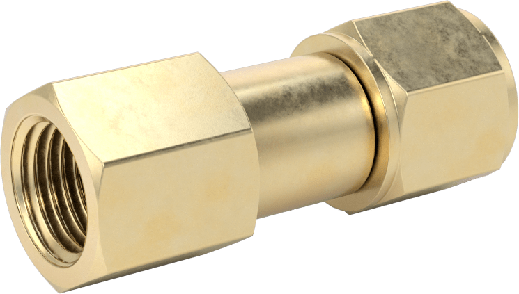 Sıkıştırılmış Gaz için Hortum Bağlantı Elemanı, Adaptör, CGA-023, 9/16"-18 UNF Sol Dişi x 1/4 NPT Dişi
