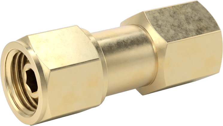 Sıkıştırılmış Gaz için Hortum Bağlantı Elemanı, Adaptör, CGA-023, 9/16"-18 UNF Sol Dişi x 1/4 NPT Dişi
