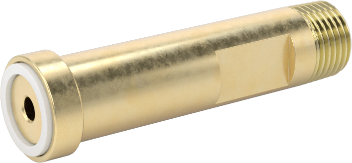 Sıkıştırılmış Gaz için Hortum Bağlantı Elemanı, Pirinç Nipel, Anahtar Sıkma, CGA 180, 1/8 NPT Erkek