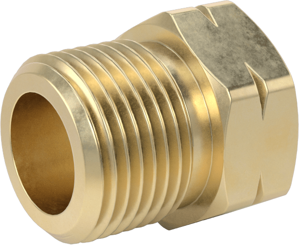 Sıkıştırılmış Gaz için Nipple Hortum Bağlantısı için Alüminyum Kaplı Pirinç BS 341 3 Numaralı Somun