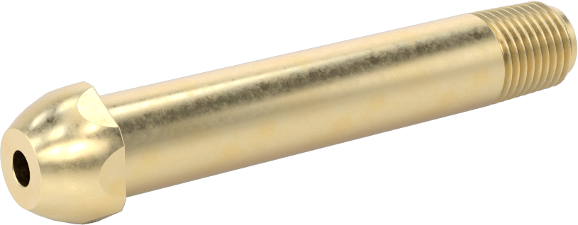 Sıkıştırılmış Gaz için Hortum Bağlantı Elemanı, Pirinç Nipel, Sıkı Anahtar, CGA 500, 580, 590 ve 510, 3.5"