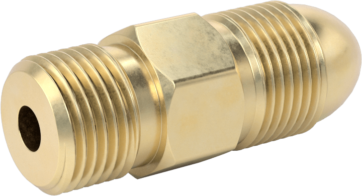 Sıkıştırılmış Gaz için Yüksek Basınçlı Dişli Bağlantı Elemanı, Adaptör, CGA-510 Erkek Tank x CGA-300 Erkek Regülatör