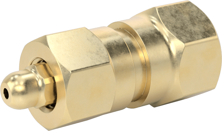 Sıkıştırılmış Gaz için Yüksek Basınçlı Dişli Bağlantı Elemanı, Adaptör, CGA-200 Dişi Tank x CGA-510 Dişi Regülatör
