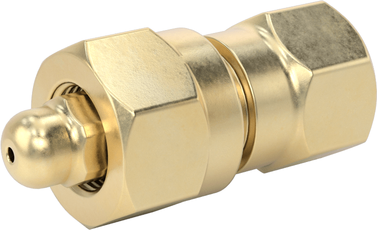 Sıkıştırılmış Gaz için Yüksek Basınçlı Dişli Bağlantı Elemanı, Adaptör, CGA-540 Dişi Tank x CGA-580 Dişi Regülatör