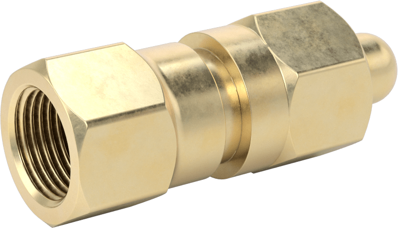 Sıkıştırılmış Gaz için Yüksek Basınçlı Dişli Bağlantı Elemanı, Adaptör, CGA-410 Dişi Tank x CGA-510 Dişi Regülatör