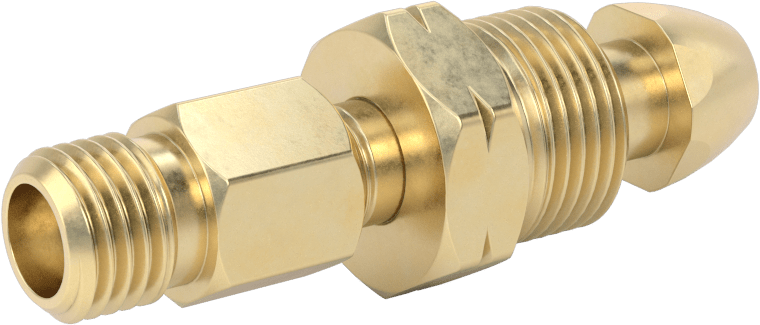 Sıkıştırılmış Gaz için Yüksek Basınçlı Dişli Bağlantı Elemanı, Adaptör, CGA-510 Erkek Tank x CGA-200 Erkek Regülatör