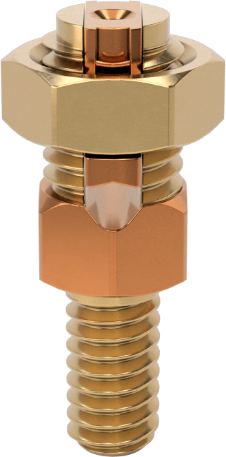 Topraklama Vidası, 1/4" Boyut, 12 ila 8 AWG için